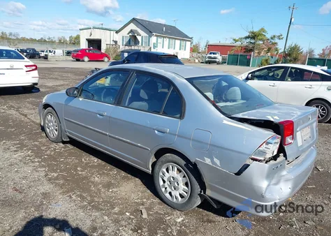 2005 Honda Civic Lx из США, поврежденный, VIN 2HGES16515H536226